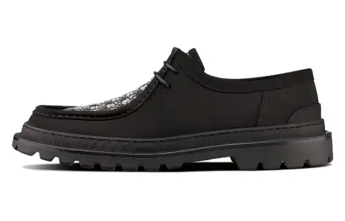 DIOR Explorer Leather Casual Shoes Men's Black
