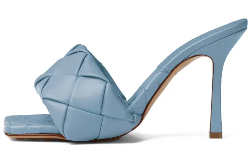 Bottega Veneta Lido Stylish Sandal 9cm Women's Light Blue