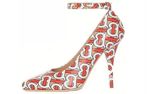 Burberry TB Monogram Print Pumps