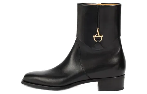 GUCCI Ankle Boots Men's Black