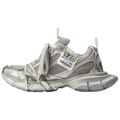 Balenciaga 3XL Low top Chunky Sneakers Men's Silver