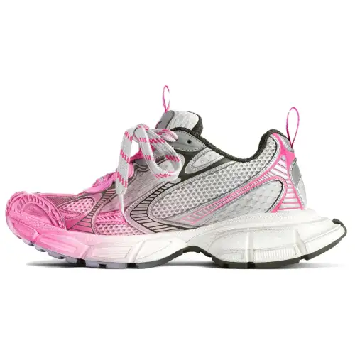 Balenciaga 3XL Toe Spray Low top Chunky Sneakers Women's Gray Pink