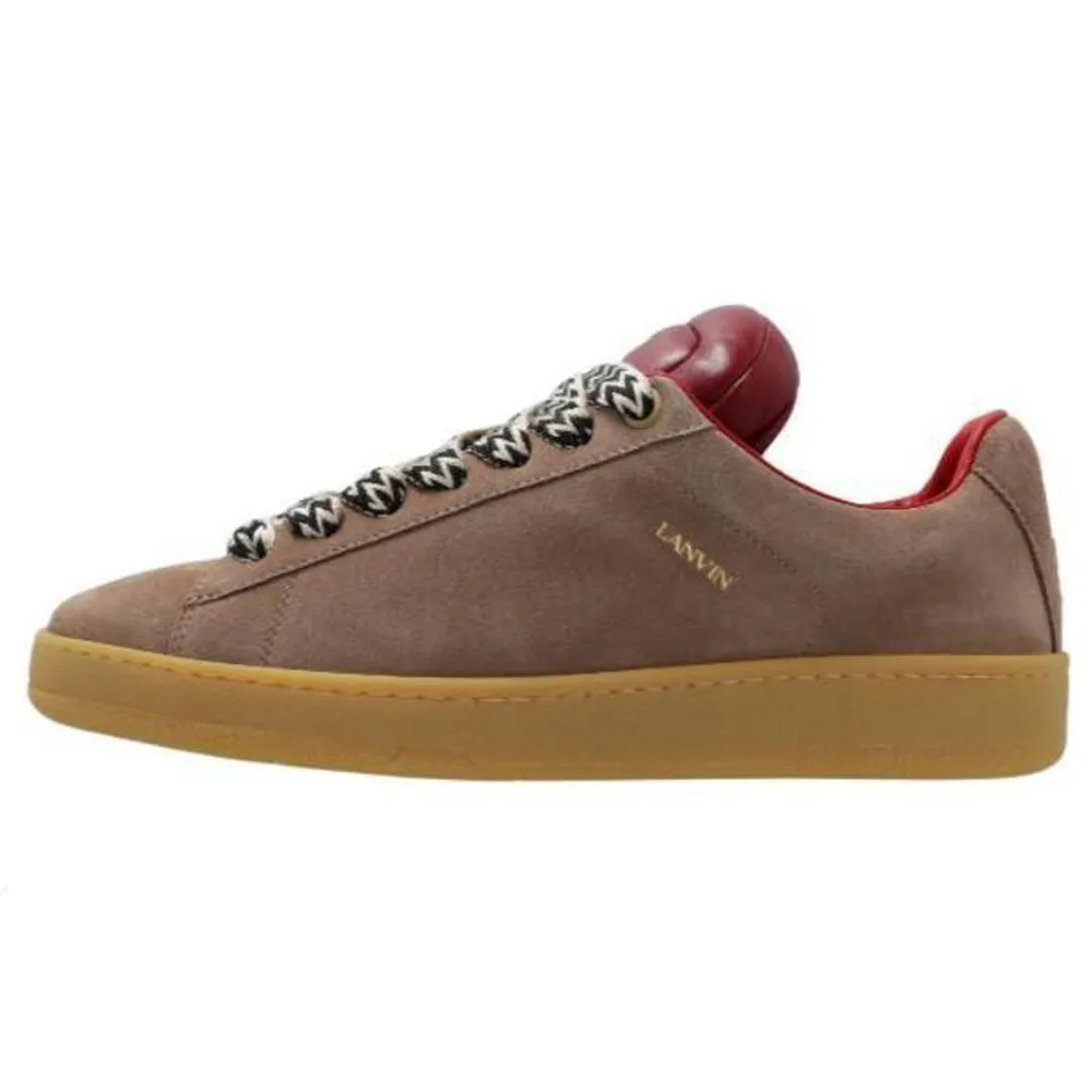 Lanvin X Future Hyper Curb Suede Sneakers