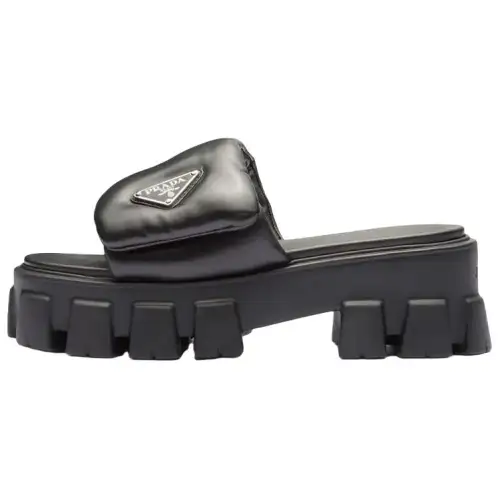 PRADA Slide Slippers Women's Black
