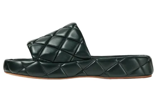 Bottega Veneta Quilted Open Toe Sandals Women's