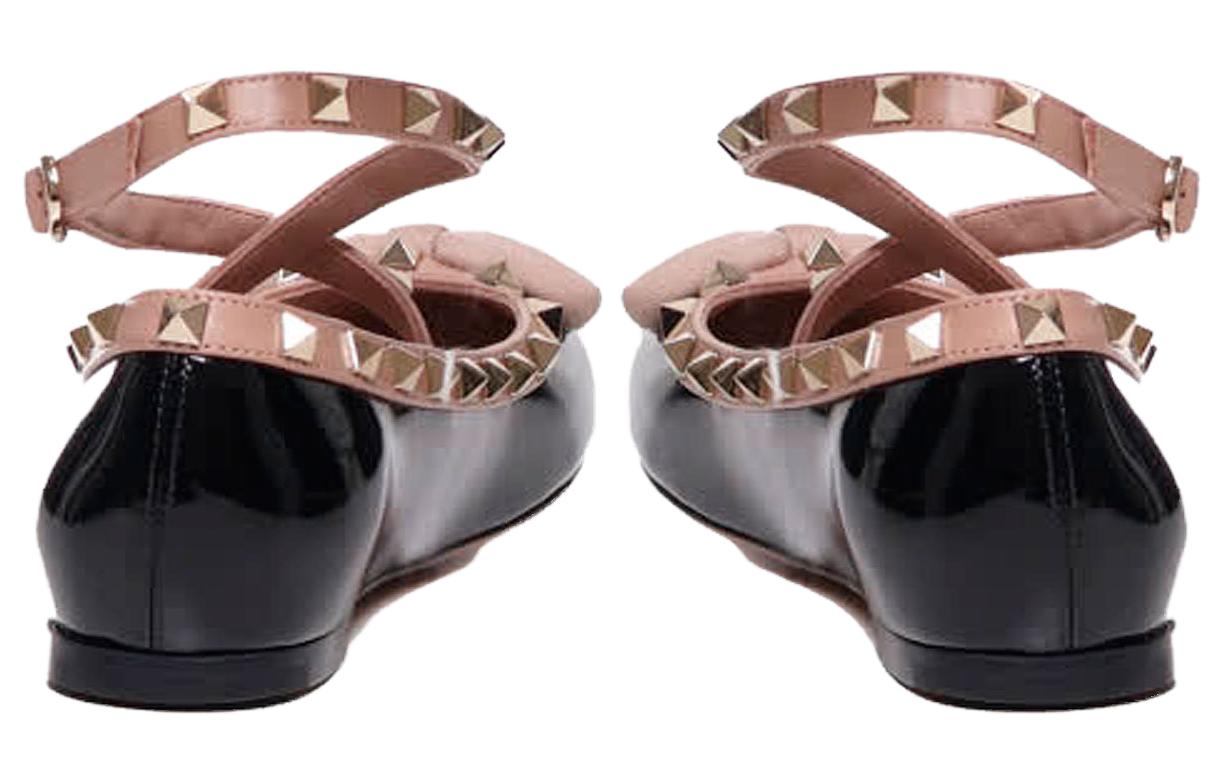 Женские туфли Valentino Rockstud (черные) — фото 4
