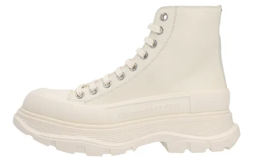 Alexander McQueen Tread Slick Boots 'Beige' Women's