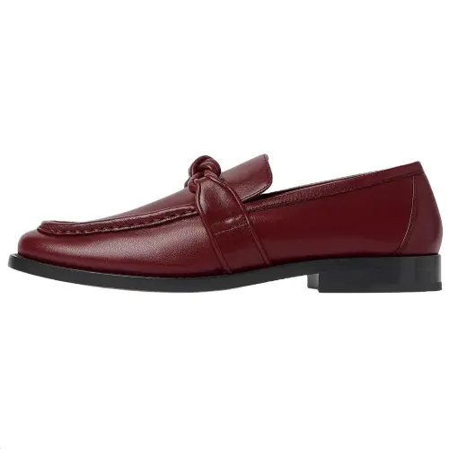 Bottega Veneta Astaire Loafers Women's Red