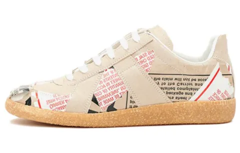 Maison Margiela Replica Low top Stylish Skateboarding Shoes Women's Camel
