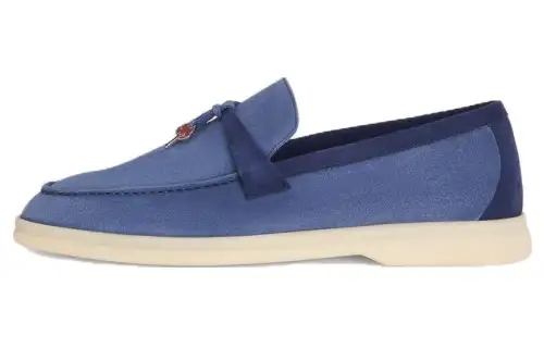 Loro Piana Summer Walk Casual Shoes Women's Blue