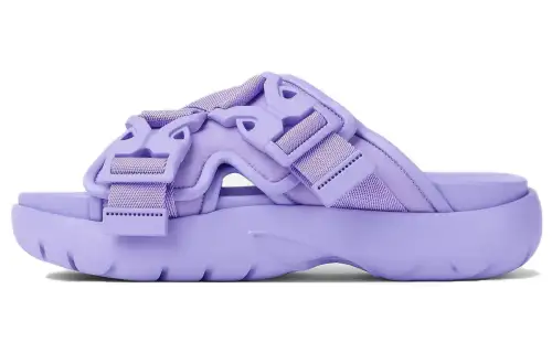 Bottega Veneta Snap Quiet Slide Slippers Women's Purple