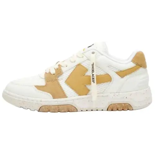 OFF WHITE Out Of Office Low Slim White Beige Women's