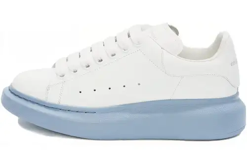 Alexander McQueen Oversized Sneaker Lace Up Low top Skateboard Shoes Women's Dream Blue
