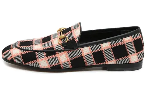 GUCCI Jordaan Casual Shoes Women's Black Pink