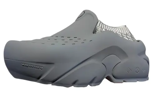 LOUIS VUITTON Shark Clogs Men's Gray