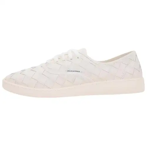 Bottega Veneta Intreccio Lace Up Sneakers