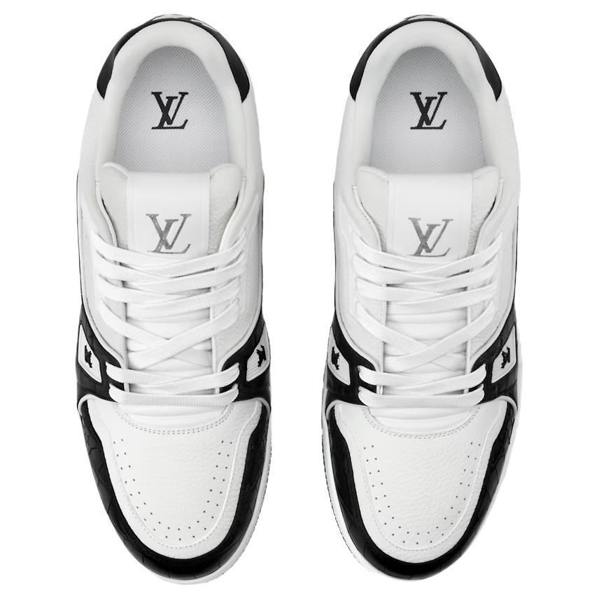 Мужские кроссовки Louis Vuitton Trainer (белые) — фото 4