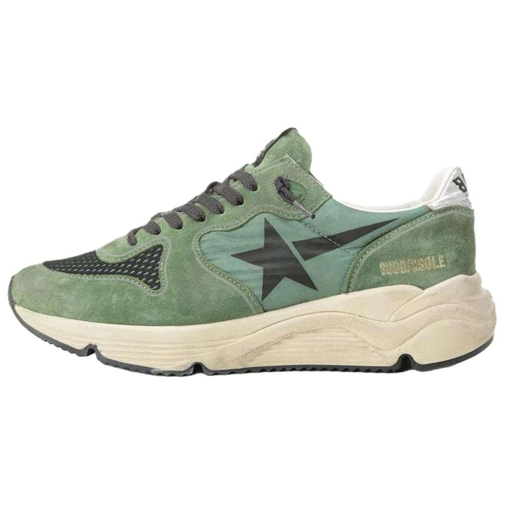 Мужские кроссовки Golden Goose Running Sole (зеленые)