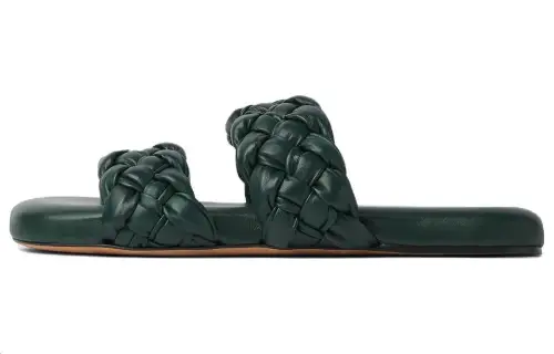 Bottega Veneta Slide Slippers Men's Pine Green