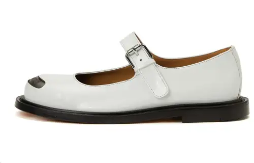 KENZO Takumi Takada Leather Casual Shoes Women's White