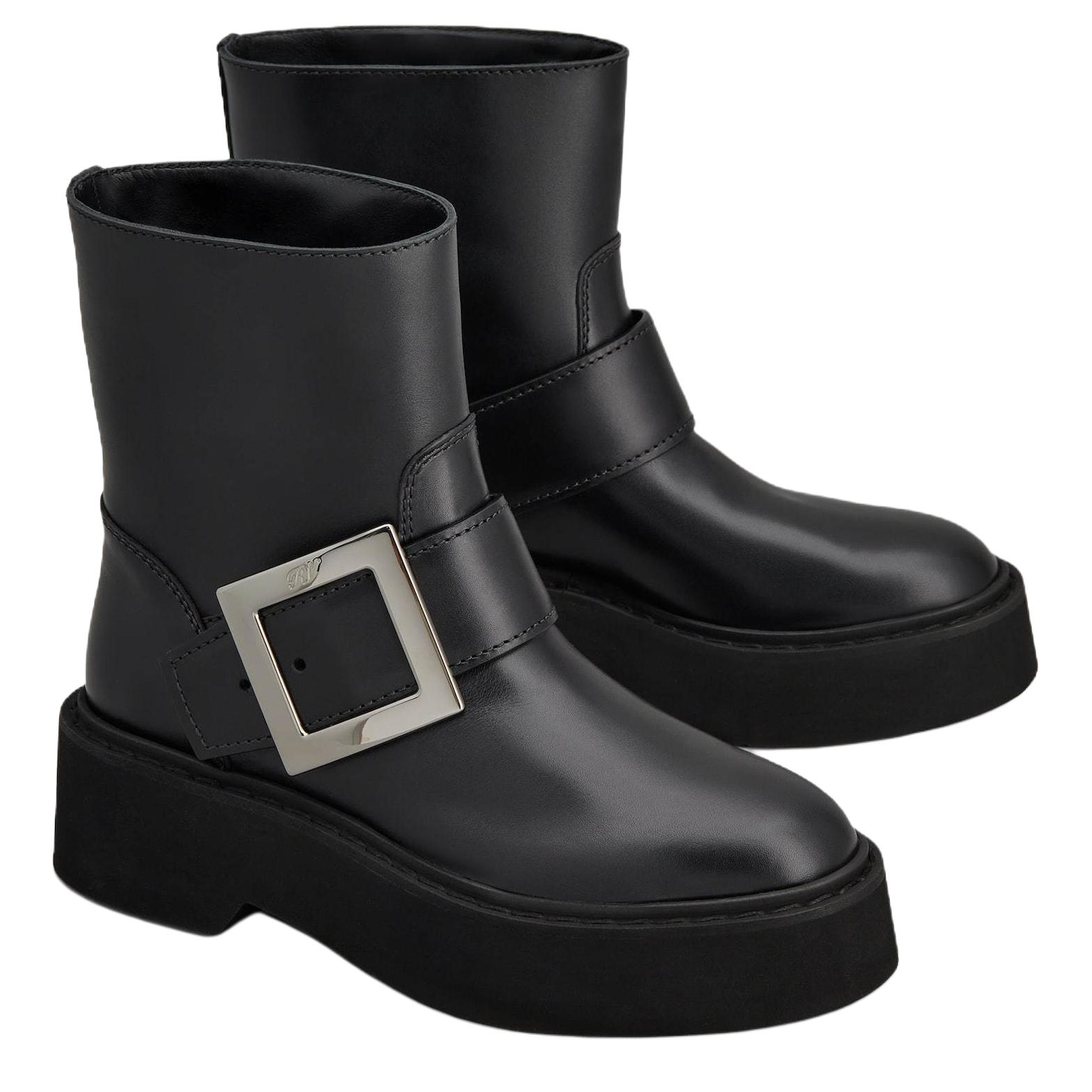 Roger Vivier Chunky Sole Ankle Boots Women's