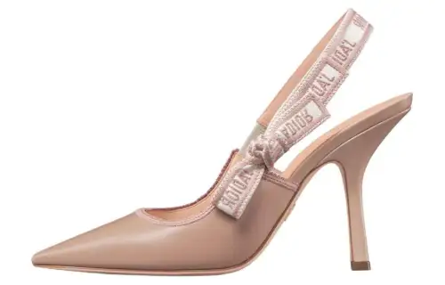 DIOR J'Adior Slim Heel High Heels 10cm Women's Light Pink