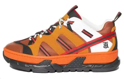 Burberry Nylon And Nubuck Union Orange