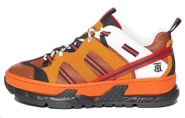 Burberry Nylon And Nubuck Union Orange