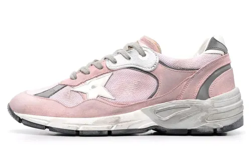 Golden Goose Dad Star Low top Casual Shoes Men's Pink