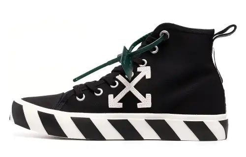 OFF WHITE Vulc Mid Canvas Black White