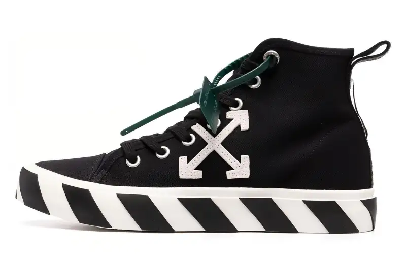 OFF WHITE Vulc Mid Canvas Black White