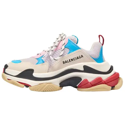 Balenciaga Triple S 'White Blue Pink' 2019 Women's