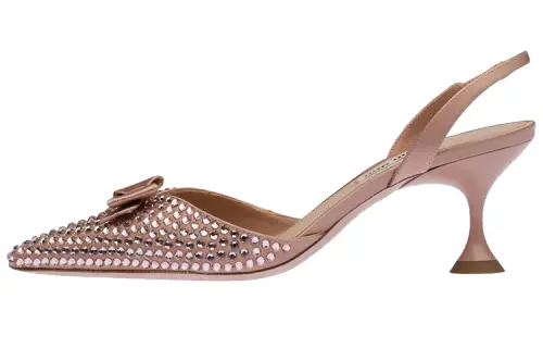 MIU MIU Slim Heel High Heels 6.5cm Women's Pink