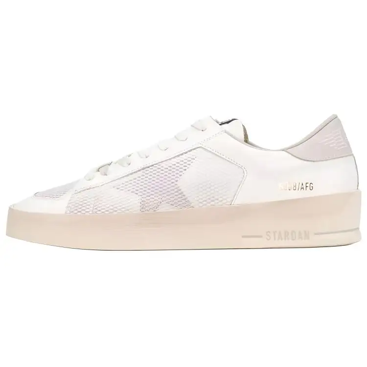 Golden Goose Stardan Skateboard Shoes Women's Low Top White