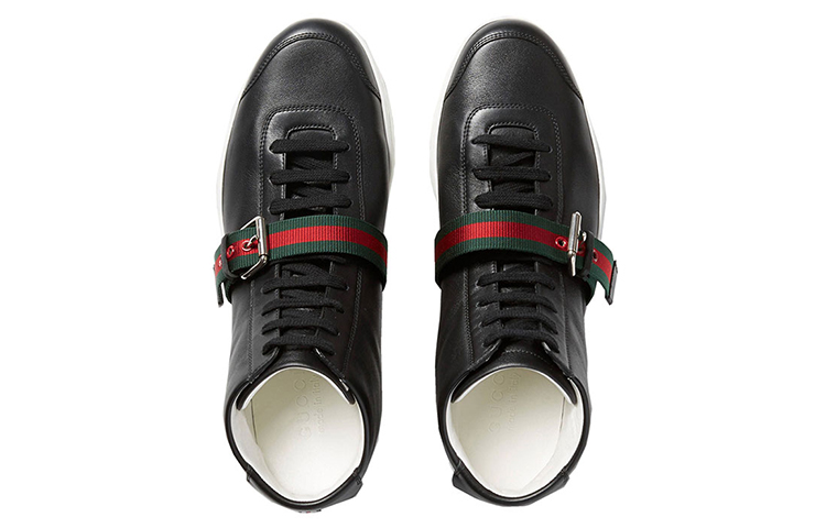 GUCCI Leather Sneakers Black