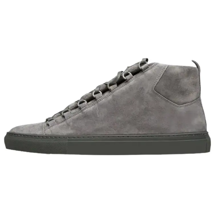 Balenciaga Arena High top Skateboard Shoes Men's Gray