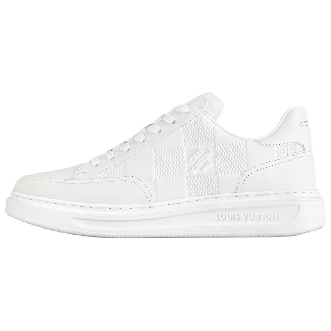 LOUIS VUITTON Beverly Hills Low top Casual Shoes Men's White