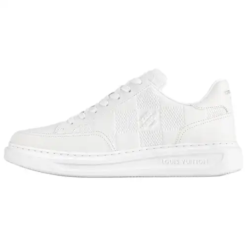 LOUIS VUITTON Beverly Hills Low top Casual Shoes Men's White