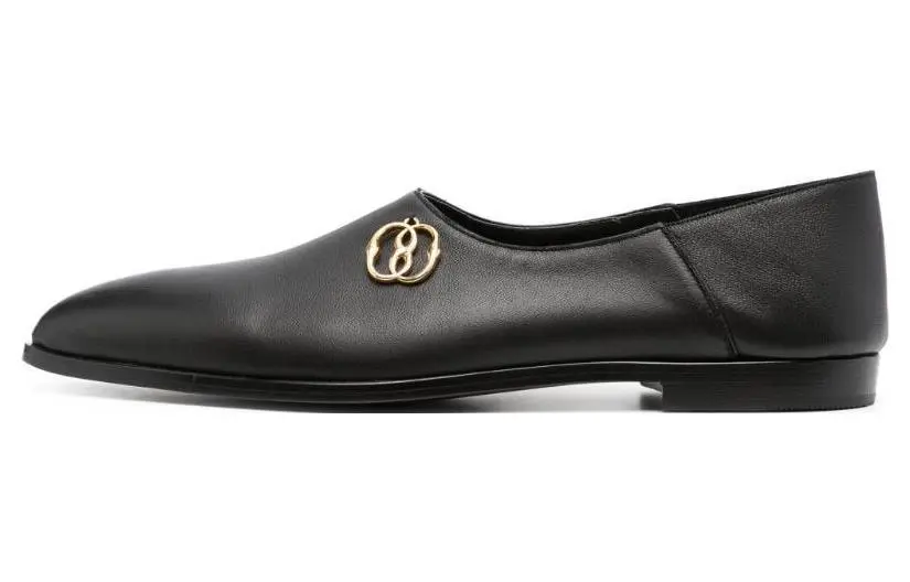 Bally pointed-toe leather loafers Women's