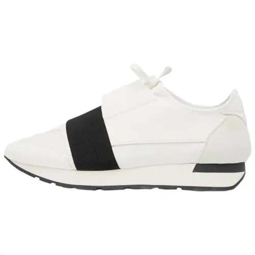 Balenciaga Women's Race Runner 'White Black'
