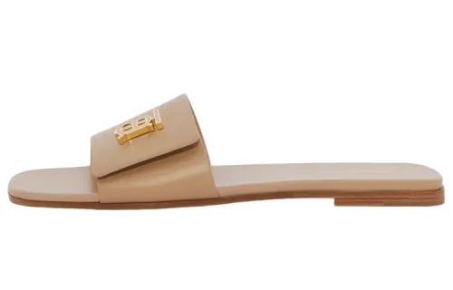 Burberry Slide Slippers Women's Beige