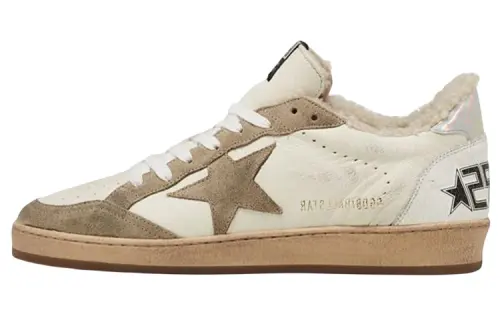 Golden Goose Ball Star Low top Stylish Skateboarding Shoes Men's White