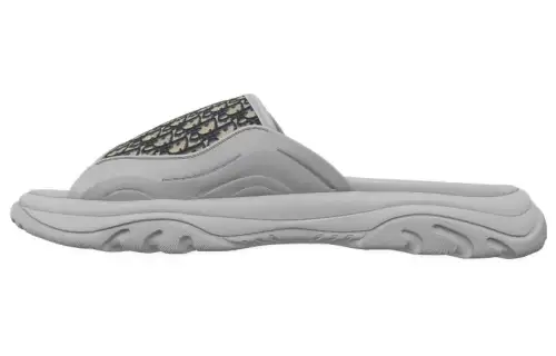 DIOR H-Town Sandal 'DIOR Oblique - Grey Beige'