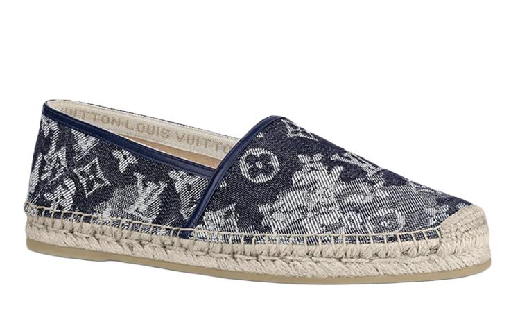 LOUIS VUITTON Waterfall Shoes 'Destroyed Denim Monogram'