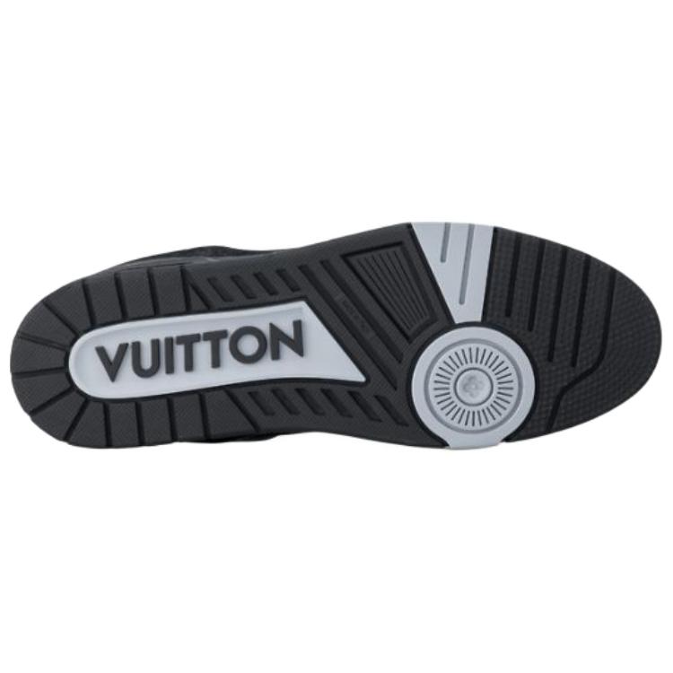 Мужские кеды Louis Vuitton Trainer (черные) — фото 6
