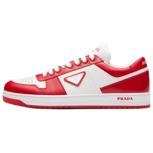 PRADA Downtown Leather Low top Skateboard Shoes Men's
