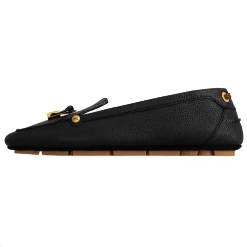 LOUIS VUITTON Flore Calfskin Casual Shoes Women's Black