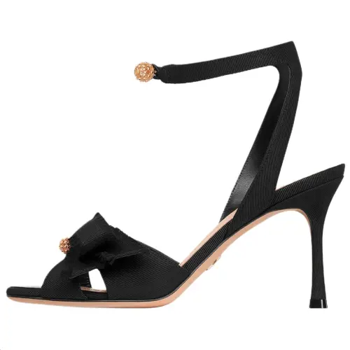 DIOR Adiorable One Strap Sandals 8cm Women's Black