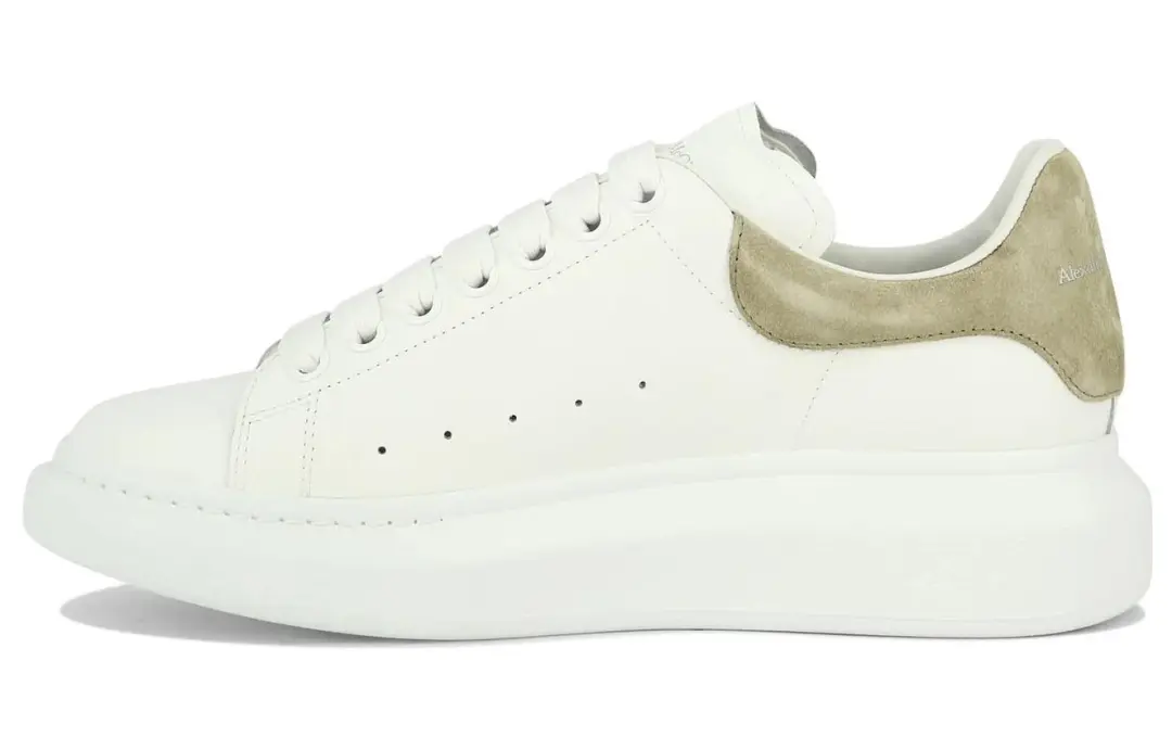 Alexander McQueen Larry Sneakers 'White Olive Green'