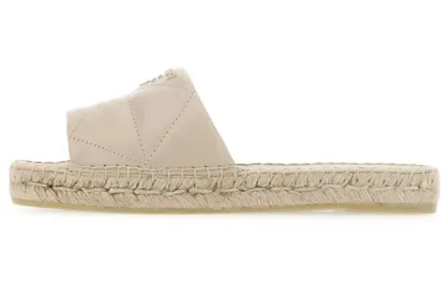 PRADA Slide Slippers Women's Beige